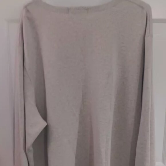 Polo By Ralph Lauren Mens Pullover Sweater XXL V-Neck Cotton Off White C2 - Picture 5 of 7